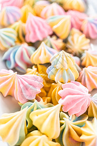 独角圆蛋白饼干独角兽烘烤甜点糖果食物甜食主题粉色糕点图片