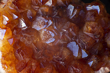 地理结晶地质矿物 与世隔绝的地质矿物康复水晶宏观标本晶簇橙子宝石首饰玉髓珠宝图片
