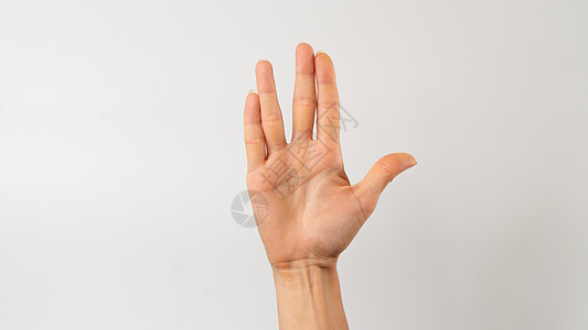聋哑人的手语 短语-火神致敬 长寿和繁荣图片