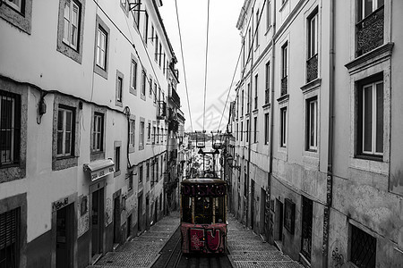 Lisbon 地下街道背景图片