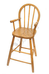白色的木橡树高椅子背景图片