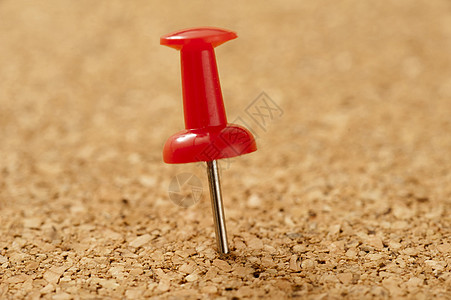 红尖锐标记Pin Pin Pin在科克董事会上图片