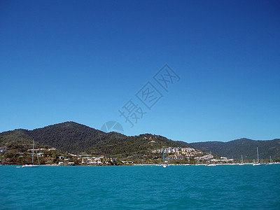 空中海滩旅行支撑风景蓝色山脉天空土地背景图片