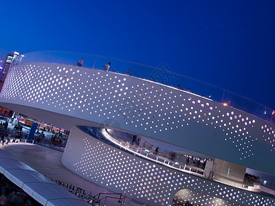 建筑细节夜景博览会展览建筑学图片