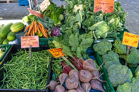 绿豆 甜菜根 花椰菜和其他蔬菜高清图片