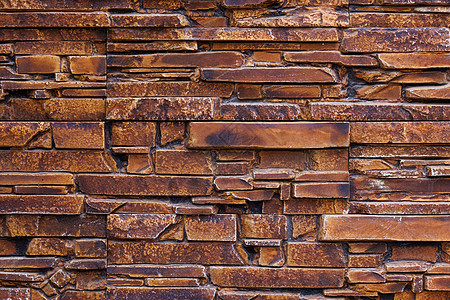 假造石墙 仿照天然板板墙砖的塑料面板元素样本建筑赭石建筑学房子设计平板岩石建造背景图片