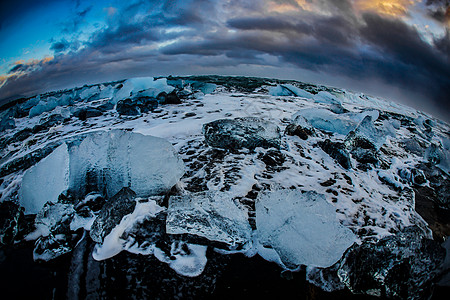 约尔奥罗隆冰川湖冰川冰块天空酒店名胜图片