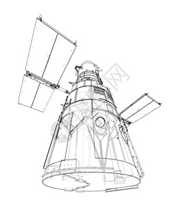 哈勃空间望远镜 Sattellite科学天文轨道车站宇宙技术运输控制板行星冒险图片