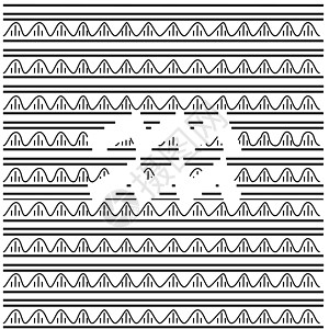 矢量 Zodiac 符号插图 负空间线艺术图片