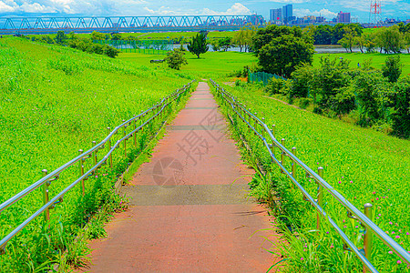 Edogawas河床(松田市箭)背景图片