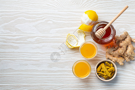 松脂柠檬蜂蜜饮料安全感染菜单草本植物治疗免疫学防御勺子排毒疾病图片