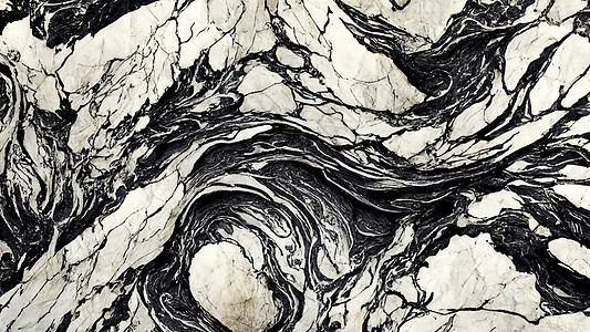 黑色大理石的自然图案背景 抽象黑白墙纸巨石石头材料大理石纹地面瓷砖厨房背景图片