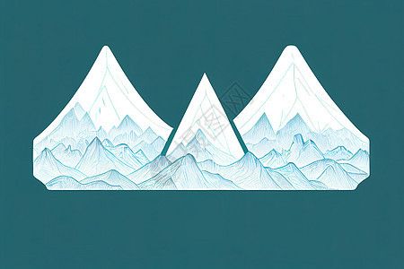 山区探险户外徽标标志图标设计 动漫画图片