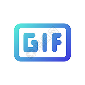 GIF 像素完美梯度线性 ui 图标图片