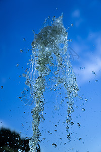 短期接触时喷泉喷水式喷气式喷水器客机航空公司蓝色喷射运输旋转建筑飞机乘客城市图片
