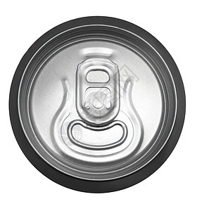 单打独斗的白种背景上苏打宏观液体产品合金饮料包装啤酒可乐回收图片