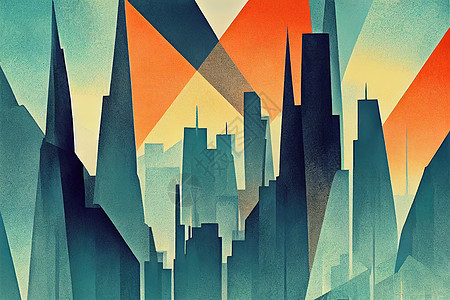 安道尔万耶拉抽象城市 2d 动画插图旅游蓝色森林天空街道晴天公国天线建筑旅行图片