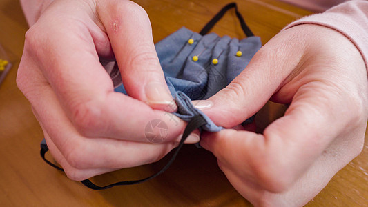 缝制面罩项目模式自制针脚设备工艺缝纫个人创造力面膜图片