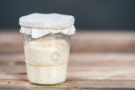 软开始器酵母玻璃面包容器起动机气泡手工食物玻璃瓶拓荒者图片