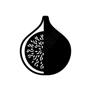 Fig 热带水果矢量 glyph 图标图片