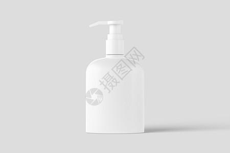化妆品包装瓶罐 Jar 3D 白色白板混凝土品牌产品管子奶油洗发水药品3d护理瓶子乳液图片