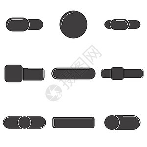 主题按钮上的矢量插图演讲凹痕矩形反射气泡横幅金属正方形镀铬圆形图片
