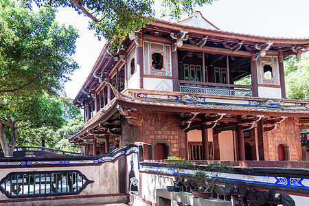 林家宅和花园 台湾的中华传统屋舍旅游国家地标遗产花园历史旅行建筑学文化建筑图片