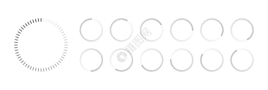 循环加载缓冲图标矢量速度互联网圆圈菜单数据时间动画片指标按钮网络图片