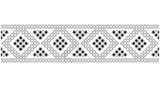乌克兰的毛巾装饰品 叫做矢量 hrpringnyk向量装饰边界纺织品艺术古董墙纸刺绣国家边框设计图片