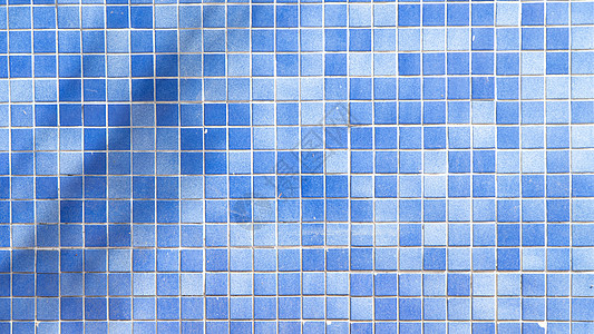 蓝色瓷砖方形 马赛克背景图片