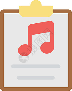 音乐插图铅笔播放用户文档商业议程派对木板促销活动背景图片