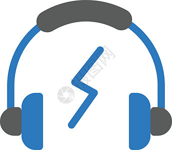 耳机音乐会电子产品体积插图音乐配饰扬声器白色低音技术背景图片