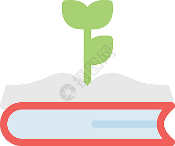 书本艺术文学花园叶子生长教育知识环境插图图书馆图片