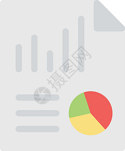 饼图表帐户报告文档市场插图统计生长商业数据金融图片