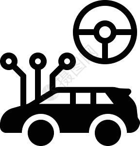自己汽车互联网雷达插图无人驾驶运输安全车辆智力技术图片