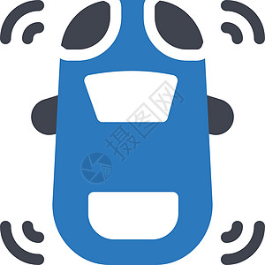 自驾驶技术互联网驾驶安全无人驾驶雷达司机插图传感器控制背景图片