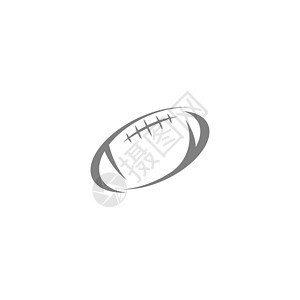 橄榄球图标设计足球竞赛插图俱乐部徽章椭圆形场地游戏活动黑色图片