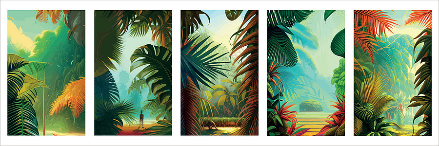 植物经典壁纸 背景 地表纹理等古典风味的外树叶组成物香蕉叶子花园织物打印异国海滩插图衬套热带图片