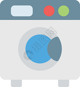 洗涤洗衣店衣服机器家务服务器具电子垫圈房间电气背景图片