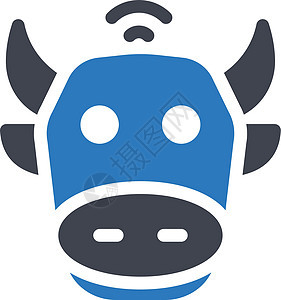 奶牛技术网络控制上网小牛互联网动物牛肉收音机距离图片