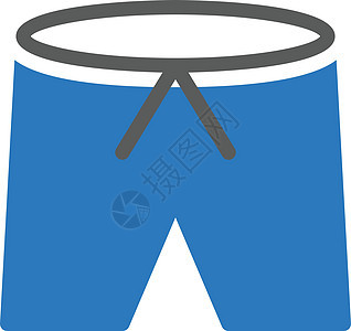 短裤衬衫衣服服饰插图蓝色足球运动游戏背景图片