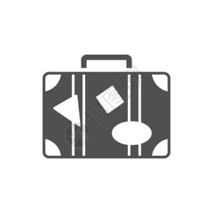 相关矢量 Glyph 图标航程游客标识文件夹手提包套装办公室案件配饰旅行箱图片