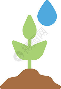 发电厂回收环境叶子液体插图生长绿色土壤生态概念图片