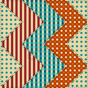 Paisley 和几何motifs 结构拼凑式抽象矢量无缝模式织物马赛克包装围巾漩涡插图墙纸挂毯装饰品地毯图片