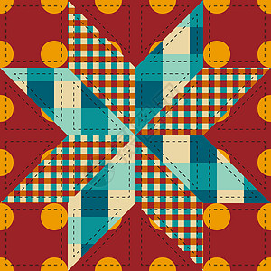 Paisley 和几何motifs 结构拼凑式抽象矢量无缝模式针线活地毯墙纸丝绸缝纫艺术框架正方形装饰品插图图片