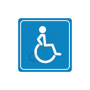 残疾患者线条图标 移动概念和网络设计用线性样式符号 残疾人向量图示图标;图片