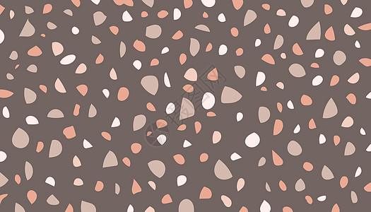 Terrazzo 背景褐色灰色抽象简单矢量图片
