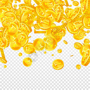瑞士法郎硬币贬值 黄金散落金属财富飞行商业现金金币金子运气金融法郎图片