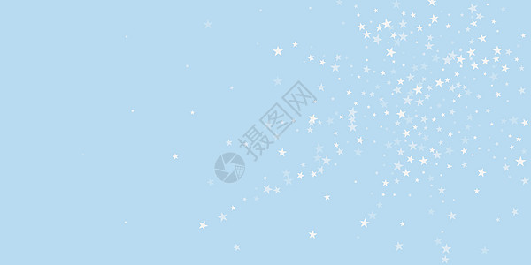 雪瀑布覆盖的圣诞节背景 精华墙纸新年星星浅蓝色打印暴风雪辉光薄片蓝色雪片图片