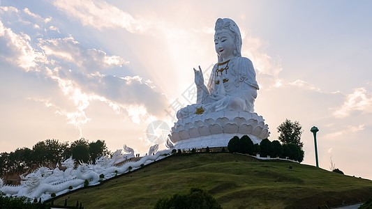 泰国 清莱大布达寺庙图片